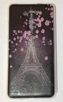 Силиконов гръб ТПУ за Huawei Honor 7 lite NEM-L21 / Huawei Honor 5c Айфелова кула и розови цветя
